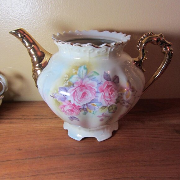 Lefton | Kitchen | Vintage Lefton China Heritage Garden Rose Tea Set ...